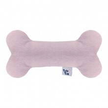 Brinquedo Chocalho Osso Linho Rosa Beb� 